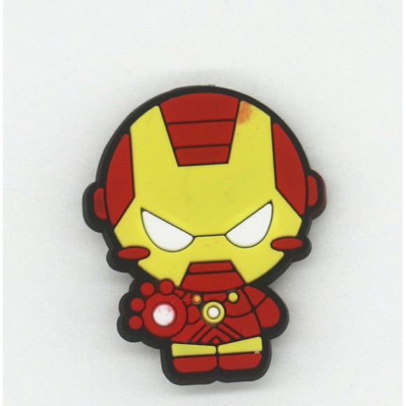 DVQ Jibbit, stick gắn dép crocs cái siêu anh hùng Avengers (Sỉ 1k) 8 GU5