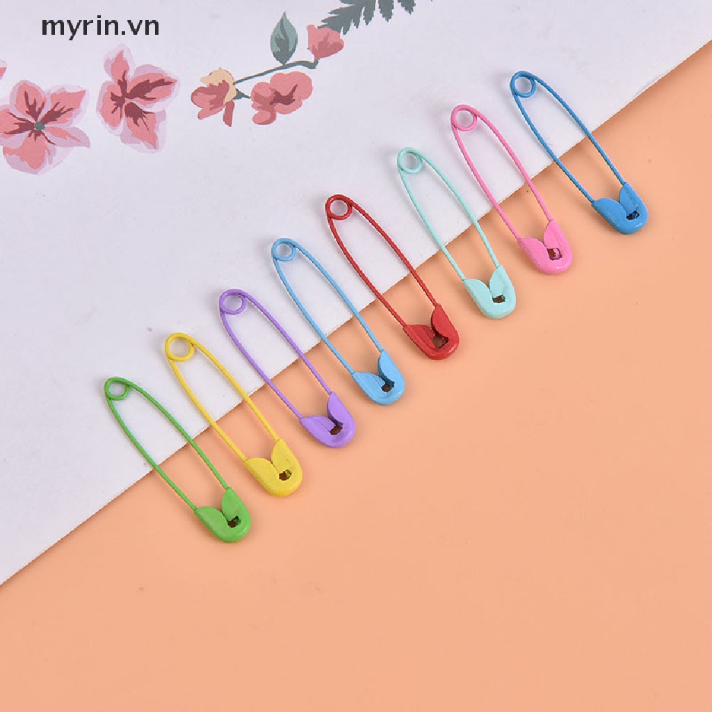 Set 100 Kim May Vá Bằng Thép Không Gỉ Nhiều Màu Sắc