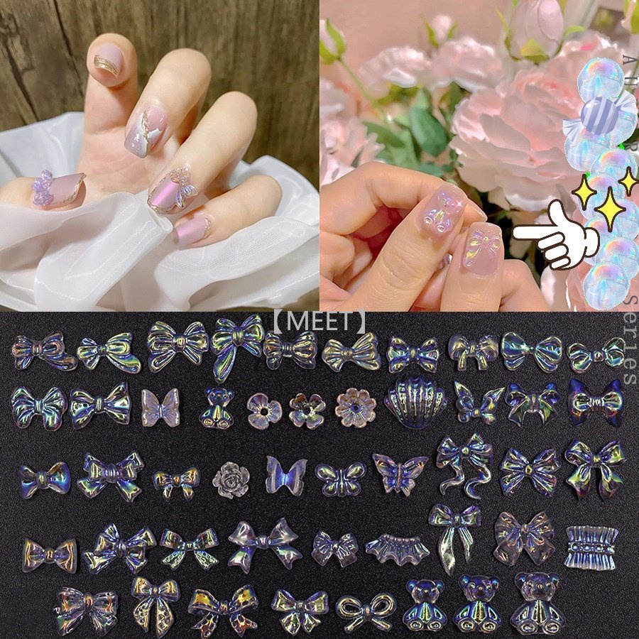 (MỚI) Phụ kiện trang trí hình chú gấu/bướm xinh xắn