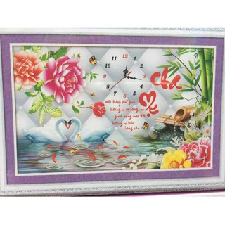 Tranh đá cha mẹ chưa đính - lg1626