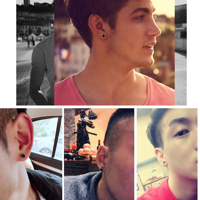 Khuyên tai phong cách Hipster thời trang Hàn dành cho nam