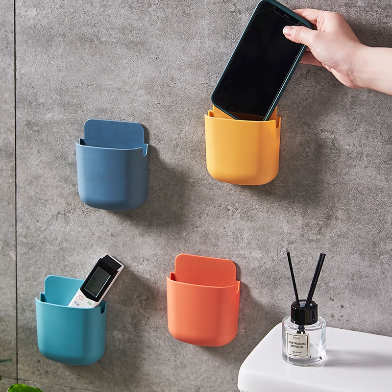 Khay để remote dán tường giá đỡ điều khiển tivi từ xa gắn tường tiết kiệm không gian  Mã RM4
