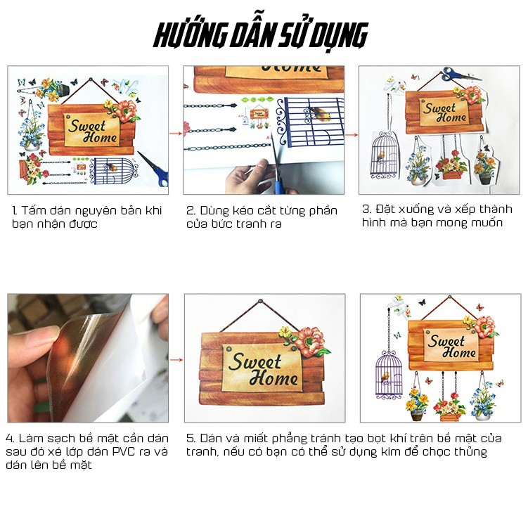 Tranh Decal Dán Kính Trang Trí Cây Thông Giáng Sinh Merry Christmas 04