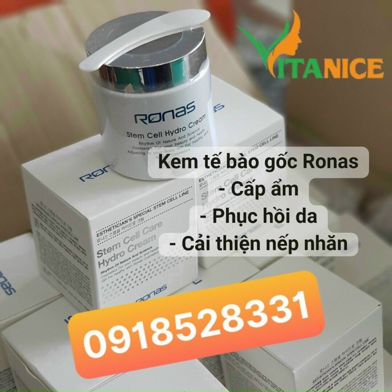 KEM DƯỠNG TẾ BÀO GỐC ĐA CHỨC NĂNG RONAS STEM CELL HYDRO CREAM [Chính Hãng]