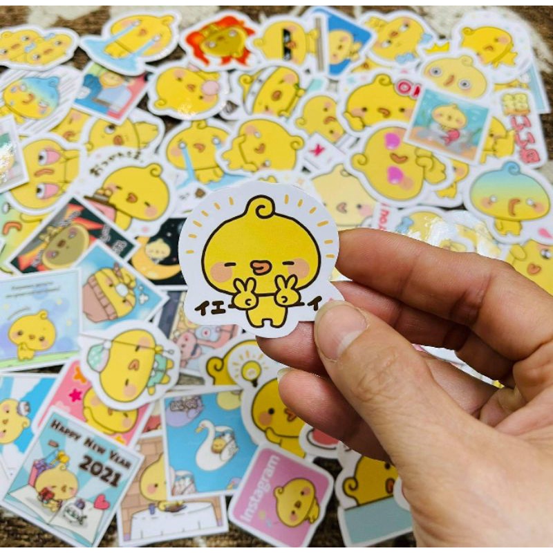 10-50 hình dán sticker piyomaru decal
