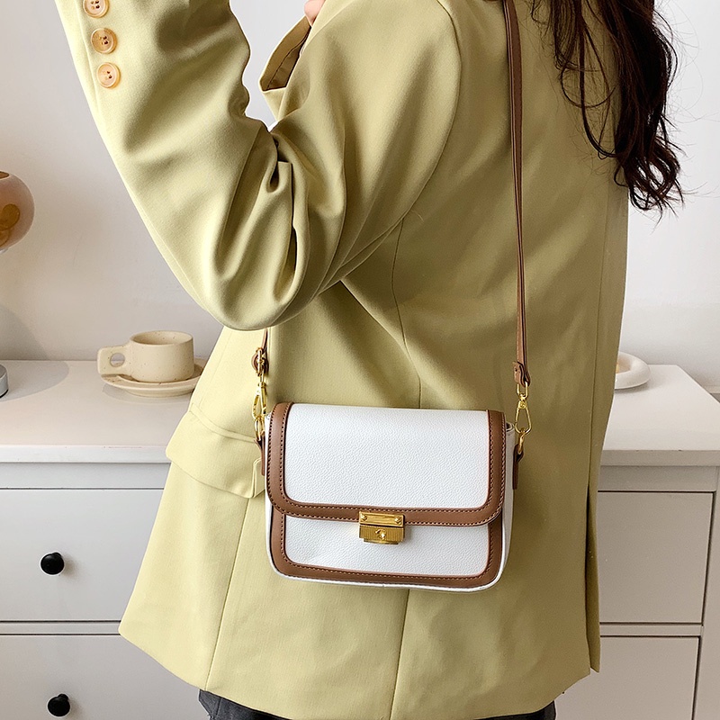 Túi Đeo Vai Màu Sắc Tương Phản Thời Trang Cho Nữ