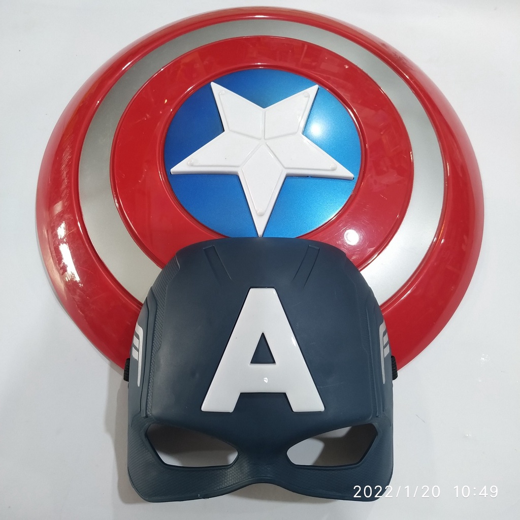 Đồ Chơi Khiên và Mặt Nạ Đội Trưởng Mỹ Captain America Mẫu Mới