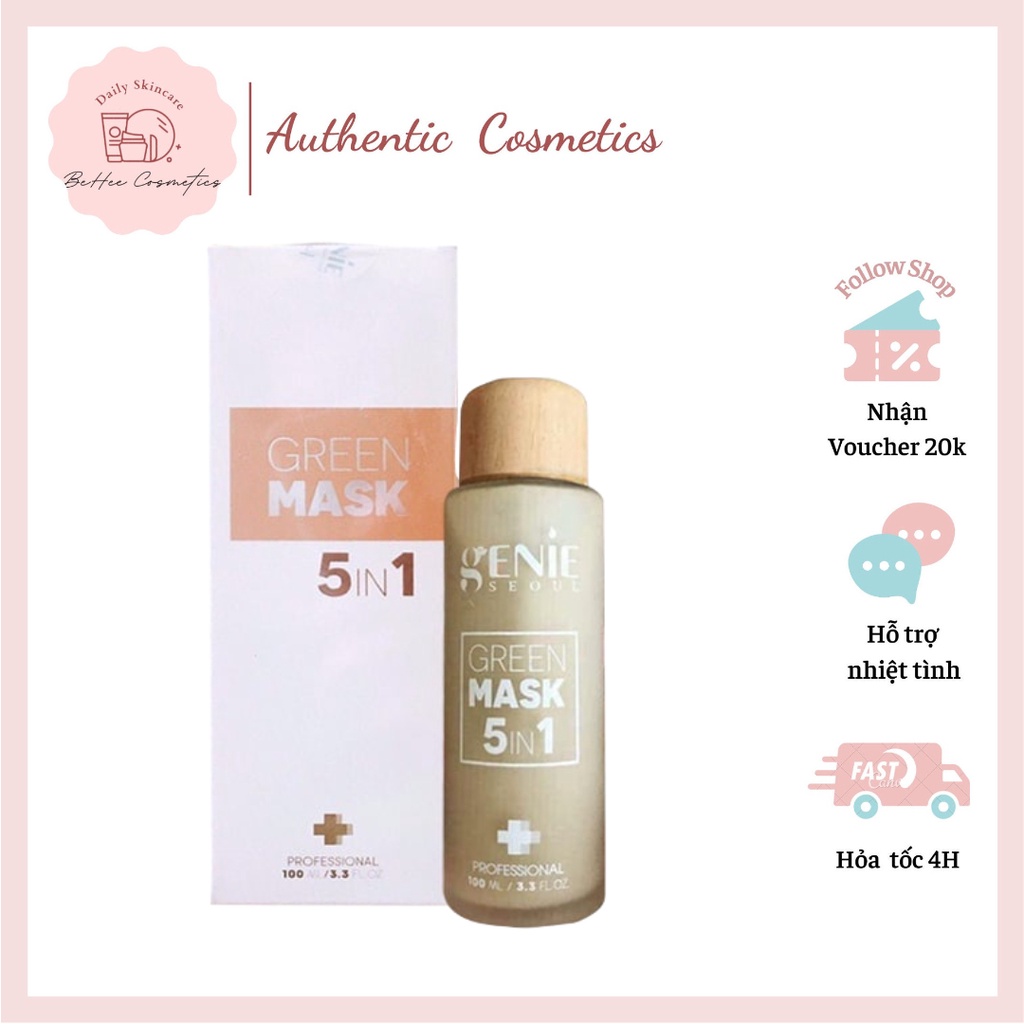Green Mask Genie - Mặt nạ tẩy tế bào chết 5in1