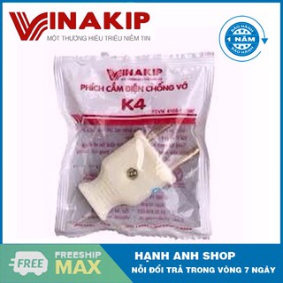 Phích cắm điện Vinakip (10A/250V - K4)