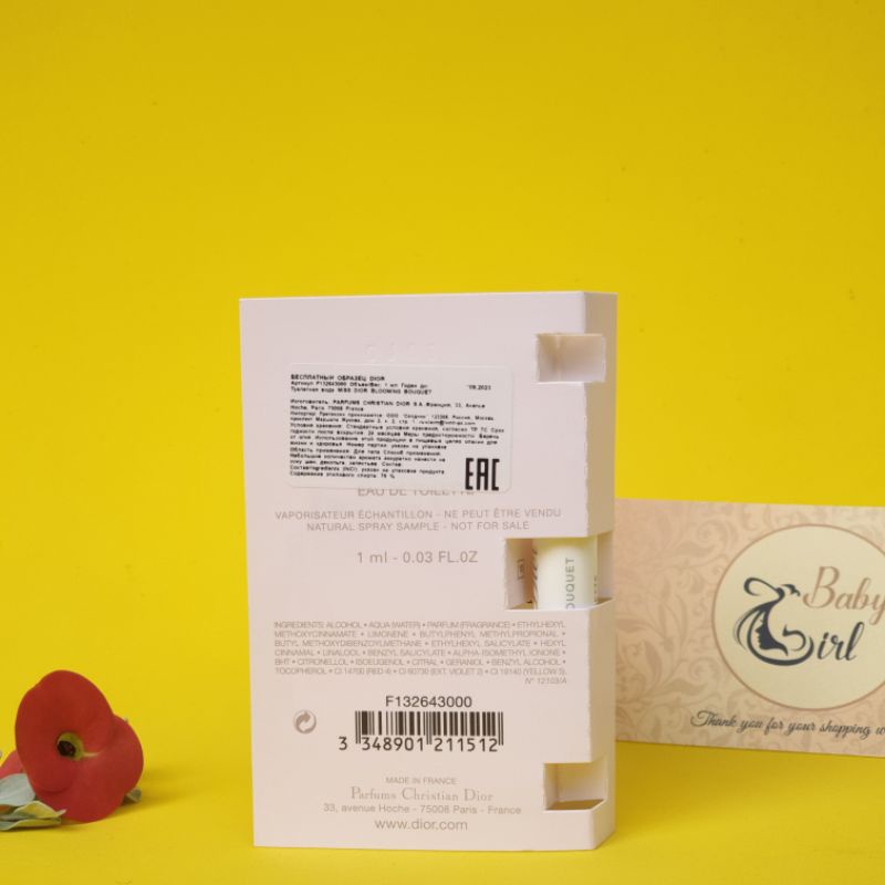 Mẫu Thử Nước Hoa Nữ Miss Dior Blooming Bouquet 1ml