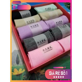 [ SIÊU KHUYẾN MẠI ] Hộp 10 đôi tất chống thối chân cho nữ sợi tre.