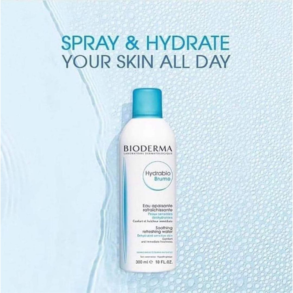 Xịt Khoáng Bioderma Hydrabio Brume Soothing Refreshing Water 300ml