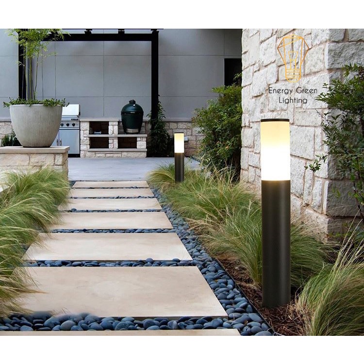 Đèn Cột Trang Trí Sân Vườn Energy Green Lighting DSV-1160 Chống Nước - Chiều Cao 60cm - Cắm Điện 220V - Kèm Bóng G45