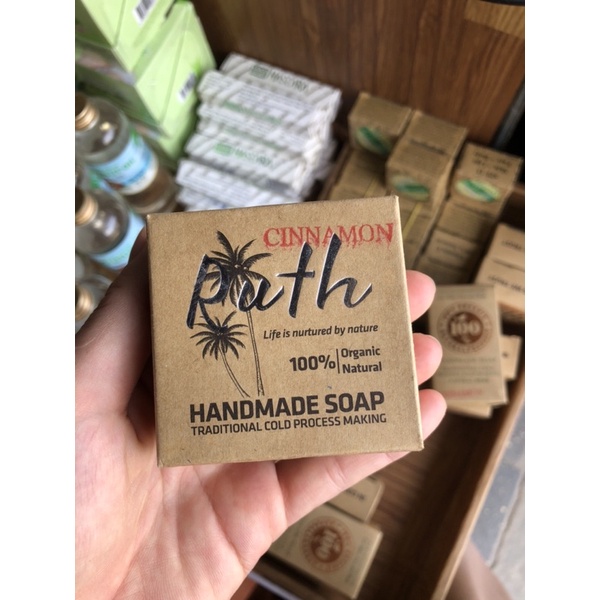 XÀ BÔNG THIÊN NHIÊN -Handmade Soap RUTH-Dưỡng Ẩm Và Làm Sạch Da