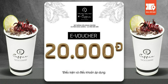 E-voucher trung nguyên e-coffee trị giá 20.000đ