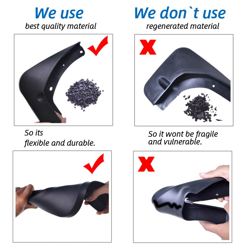 FENDER Tấm Chắn Bùn Chuyên Dụng Cho Xe Hơi Toyota Camry Altis Aurion XV40 2007-2011 2008 2009 2010