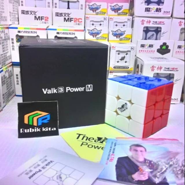 Khối Rubik 3x3 Qiyi Valk 3 Power M Tốc Độ Không Có Nam Châm