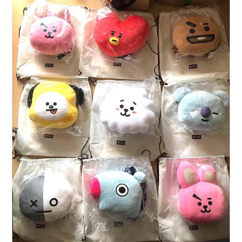 [Chính Hãng] Gối Cushion BT21 30cm