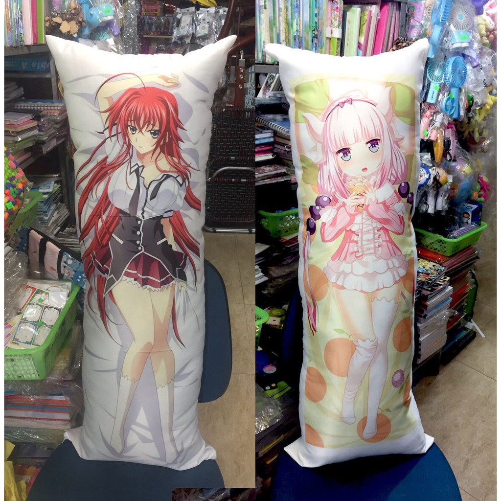 Vỏ gối ôm dài anime 1mx40cm in theo yêu cầu gửi mẫu(dakimakura nhiều mẫu)Haikyuu kimetsu no yaiba, Bungou Stray DogsDaka