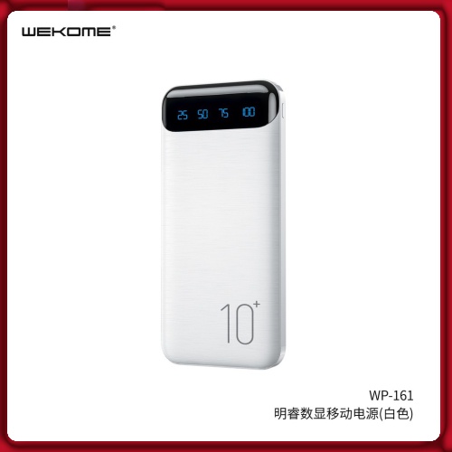 Sạc Dự Phòng mini 10000mah WK DESIGN WP161 chính hãng sạc nhanh 2.1A 2 cổng sạc thuận tiện - BAOVY