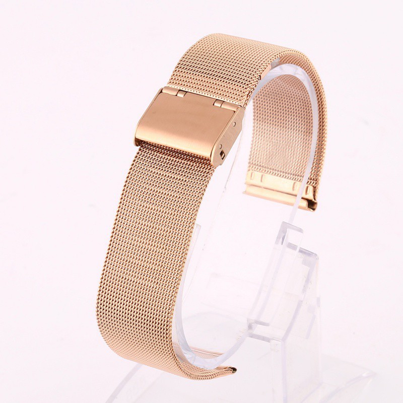 OL-g006 Ultra-thin Mesh Wristwatch Belts Stainless Steel Watch Strap Band