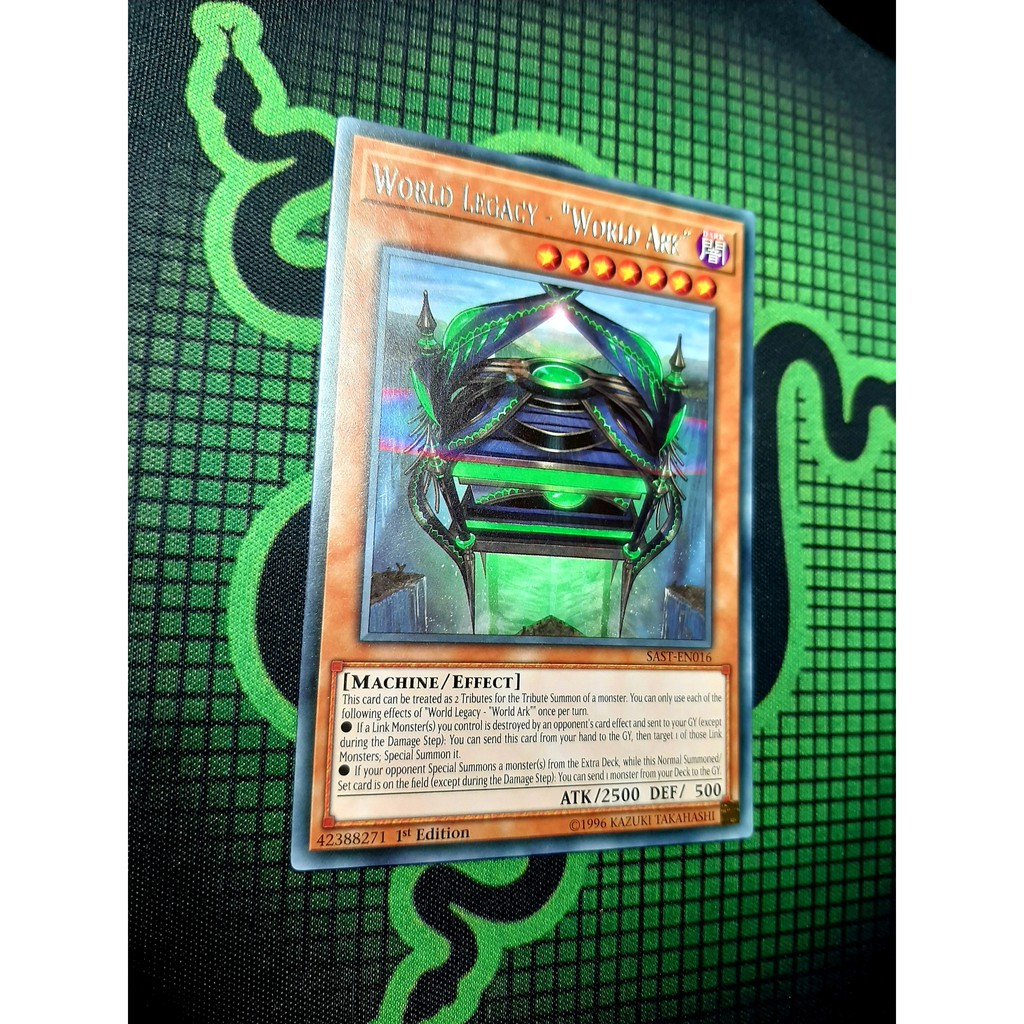 Thẻ Bài Yugioh Monster World Legacy - "World Ark" - SAST-EN016 - Rare