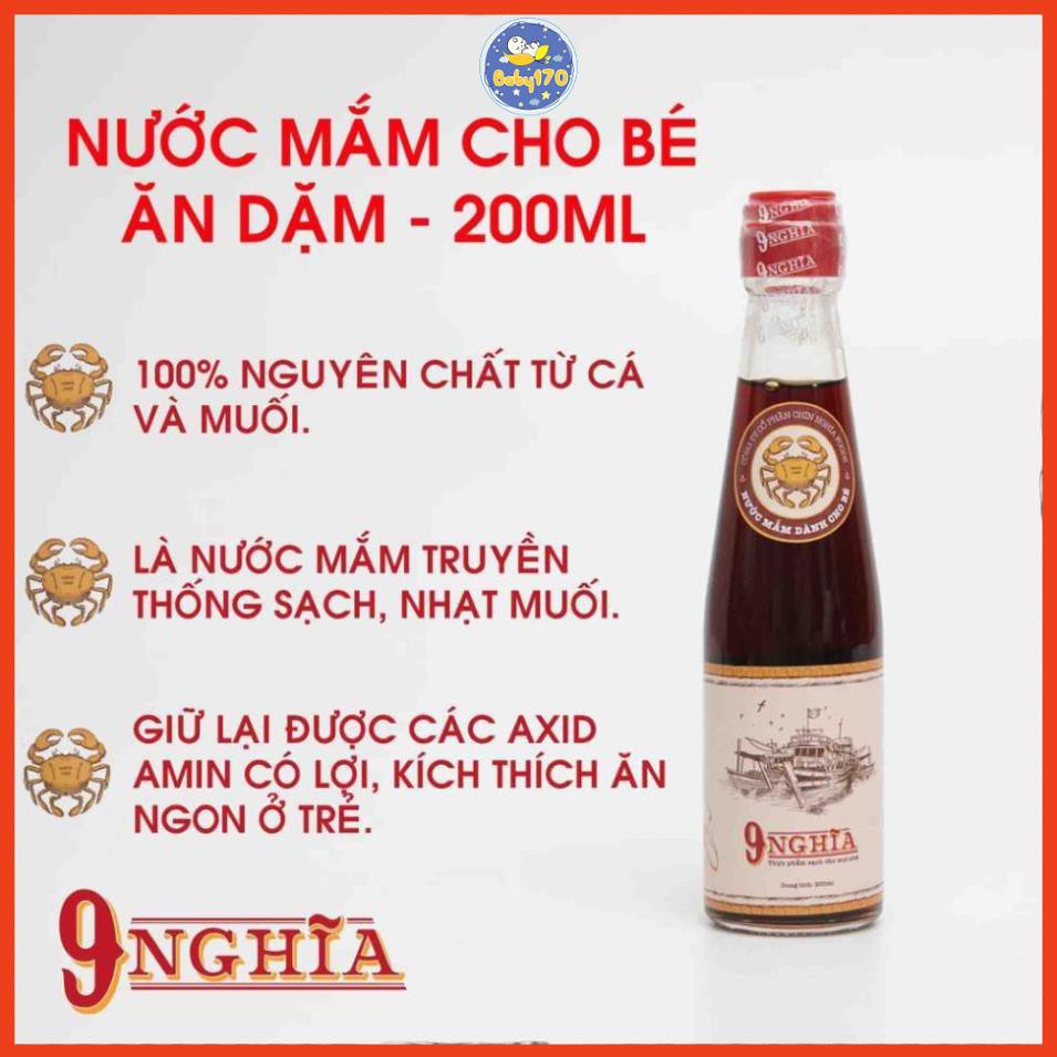 Nước mắm ăn dặm 9 Nghĩa Phú Quốc