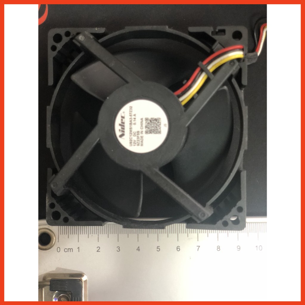 Quạt tủ lạnh DC 12V 4 dây (hình vuông 9x9cm)