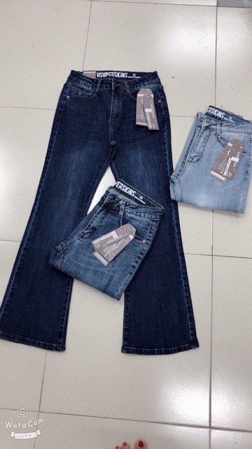 Quần ống loe 9 tấc