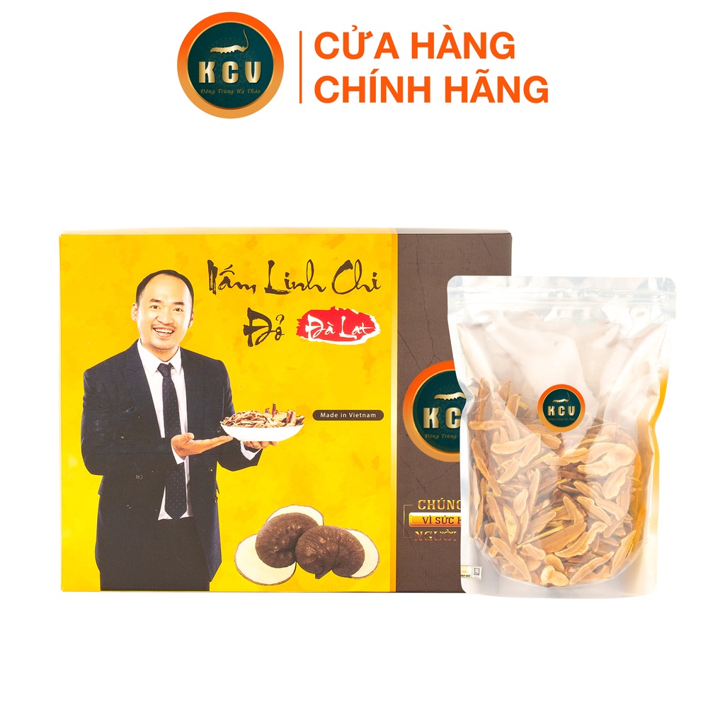 Nấm Linh Chi Non Kim Cương Vàng Loại Thái Lát (250g/Hộp) | BigBuy360 - bigbuy360.vn