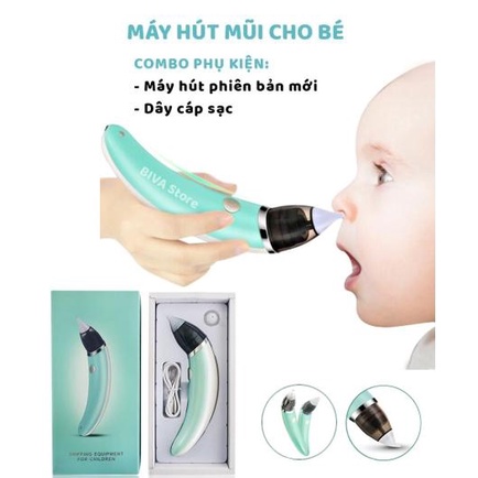 Máy hút mũi điện 5 chế độ LITTLE BEES chính hãng, lực hút mạnh, an toàn cho bé