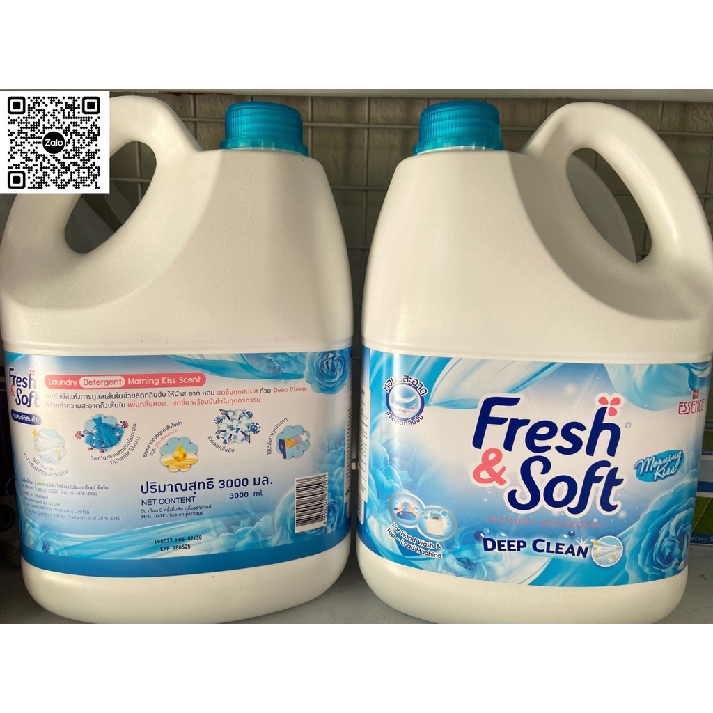 NƯỚC GIẶT ESSENCE FRESH & SOFT 3000ML THÁI LAN