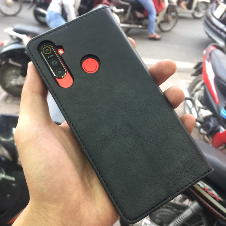Bao da Realme C3 dạng ví Luxury Leather | BigBuy360 - bigbuy360.vn