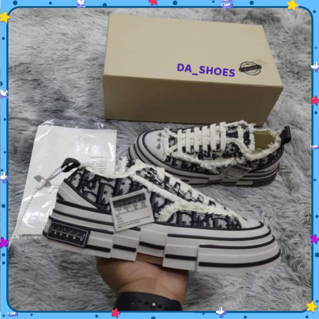 Giày rách xvessel dior đế gỗ hàng cao cấp đủ size nam nữ full box bill