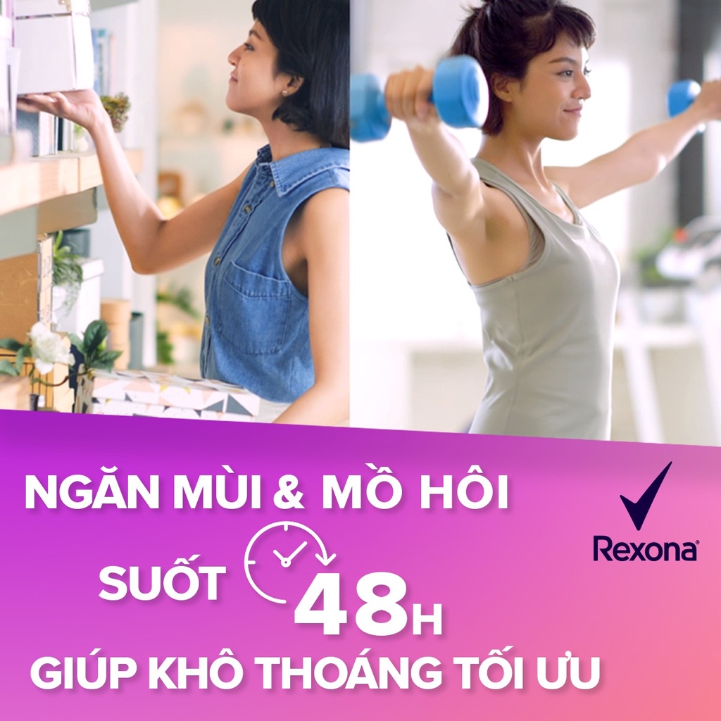 Lăn Khử Mùi Nữ Rexona Ngăn Mùi Đến 48H 50ml