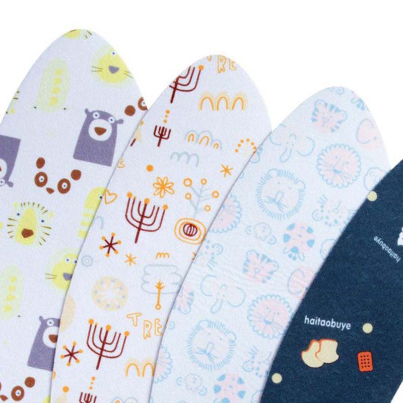 Miếng lót bồn cầu tự dính in hình thiết kế dễ thương có thể tái sử dụng