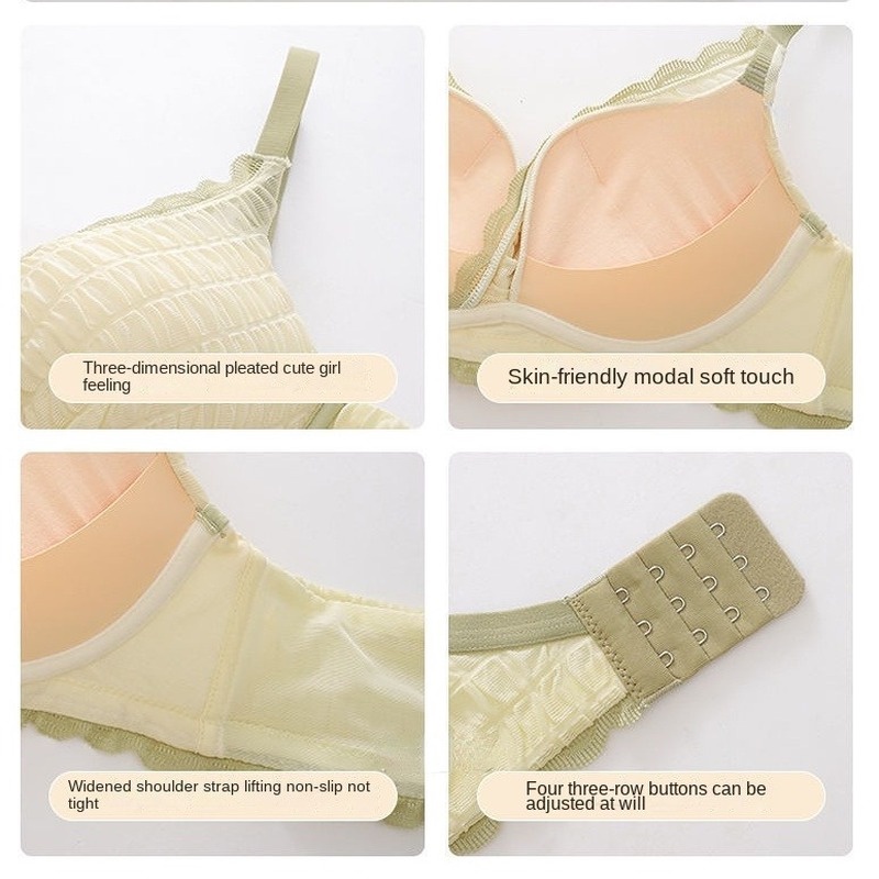 Áo Lót Nâng Ngực Không Gọng Thoải Mái Dành Cho Nữ