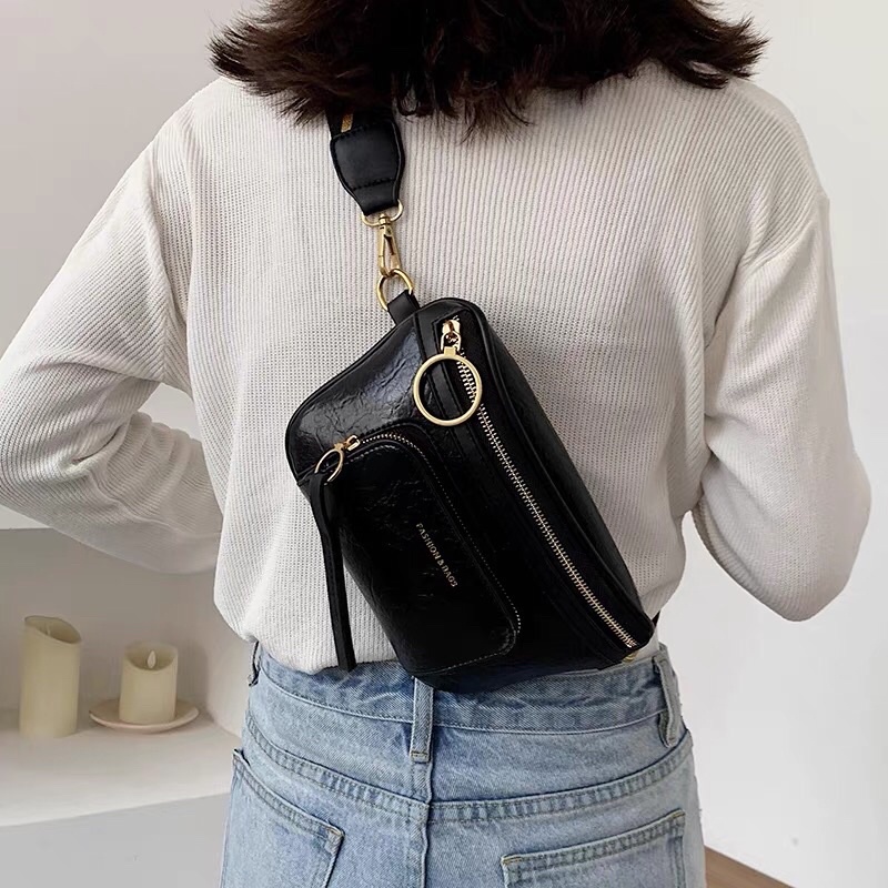 Túi đeo chéo bao tử nữ đẹp cá tính đi chơi hot trend Zulia's | BigBuy360 - bigbuy360.vn