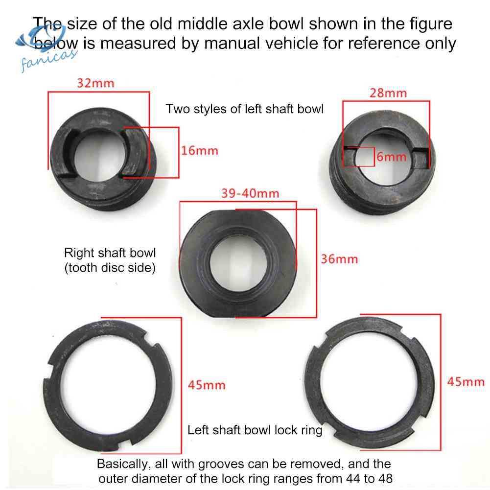 Cờ Lê Mở Trục Dưới Xe Đạp FANIC