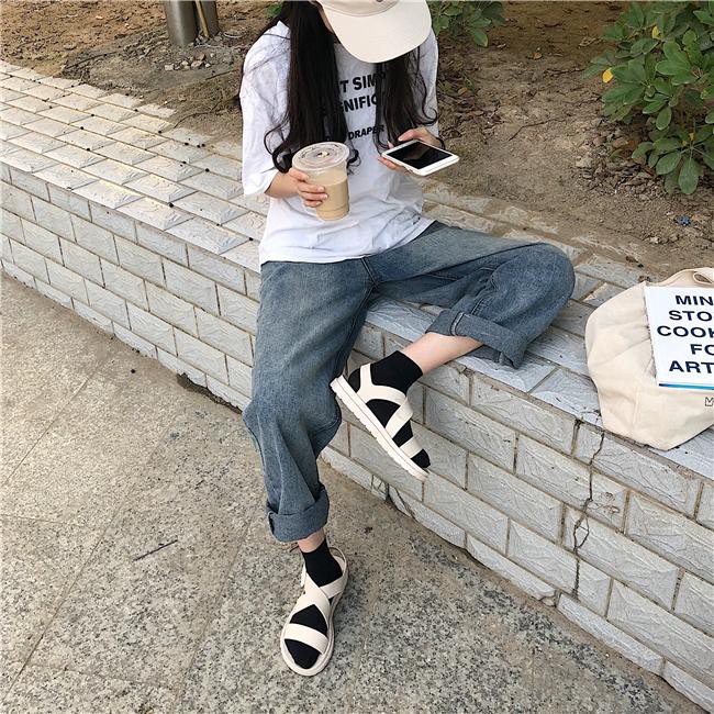 Sandal nữ chun chéo siêu mềm đi học, đi chơi đẹp, dép quai hậu nữ thời trang hàn quốc hot mùa hè 2020