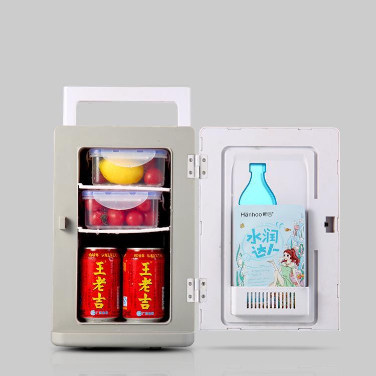 ∋Mingche Zhibao Auto Car Mini Tủ lạnh 10L Home lưỡng dụng Lò ấp nóng và Le Peng