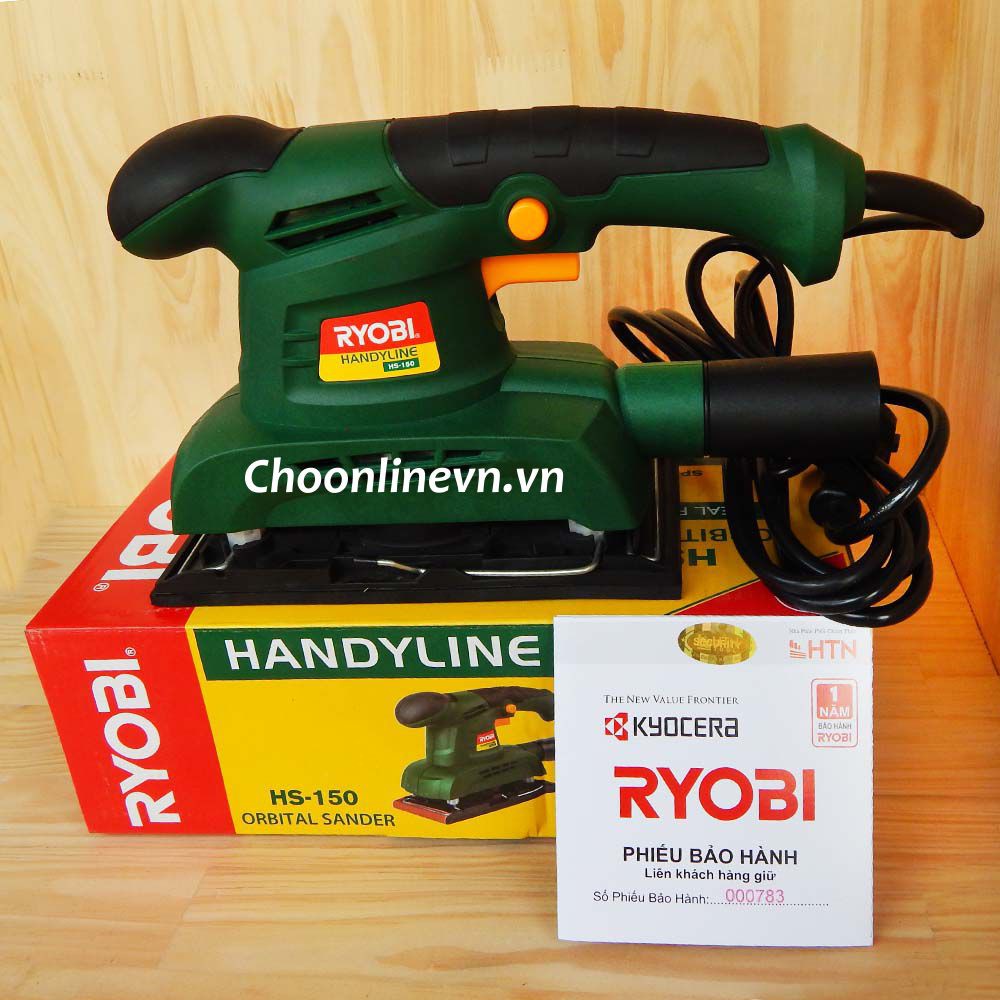 Máy chà nhám chữ nhật Ryobi có hút bụi