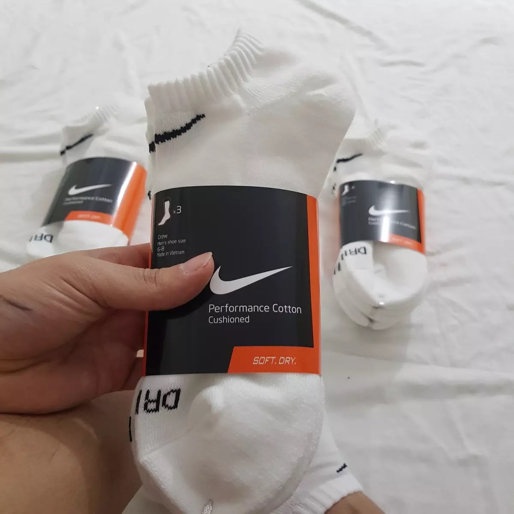 Tất vớ cổ ngắn Nike Drifit chính hãng