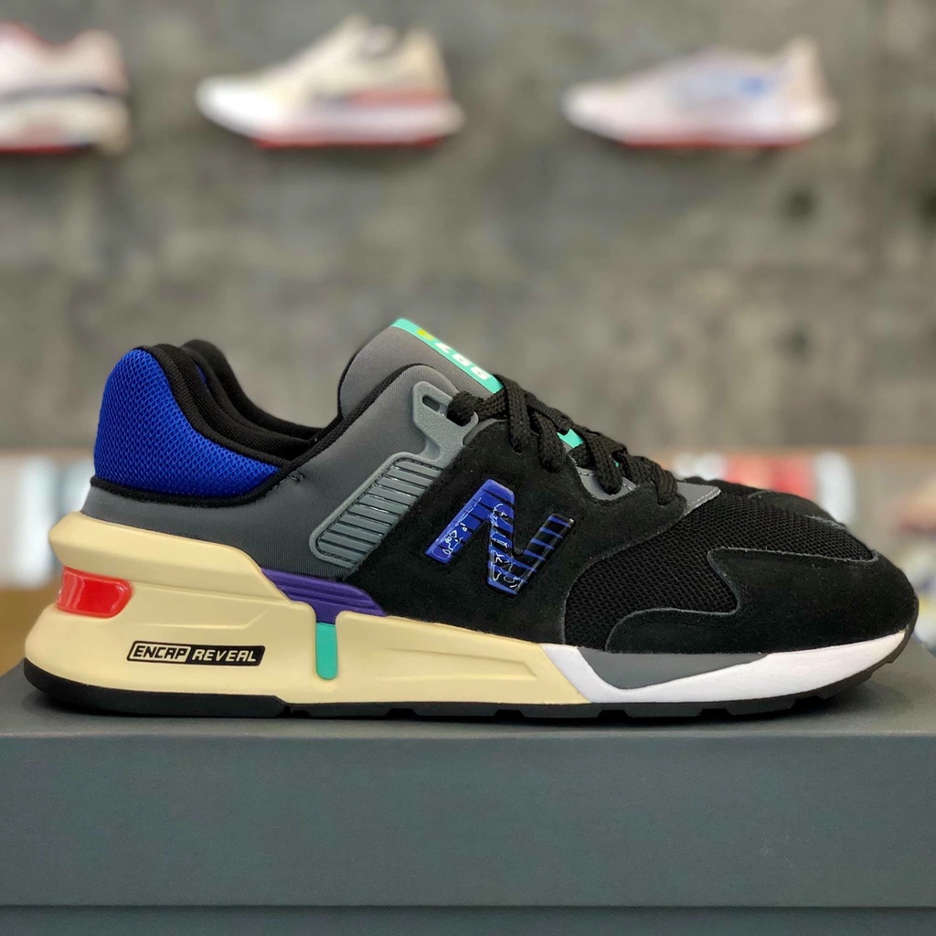 Giày chính hãng New Balance 997s 'Black Dazzling Blue' - MS997JEC