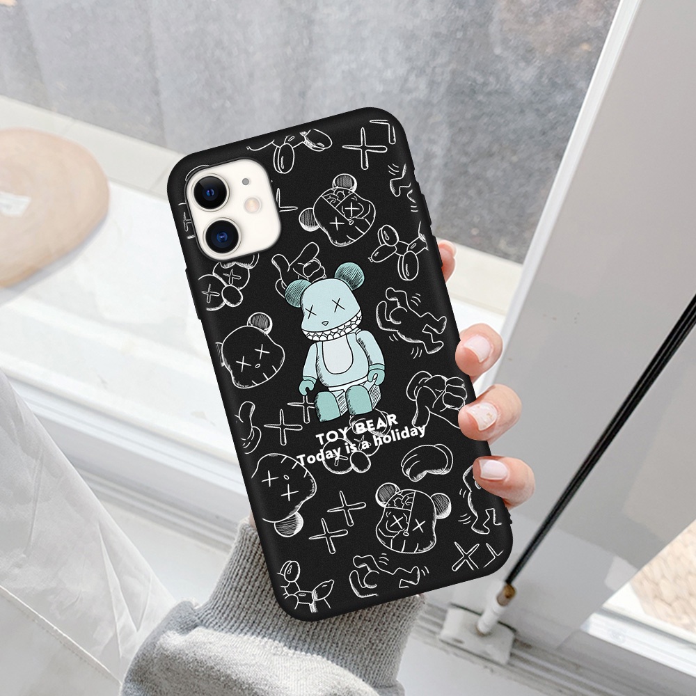 Ốp Điện Thoại TPU Nhám Màu Đen Cho VIVO Y11 Y12 VIVO Y15 Y17 Y3 V20 SE V7 V3PLUS MAX U10 M062