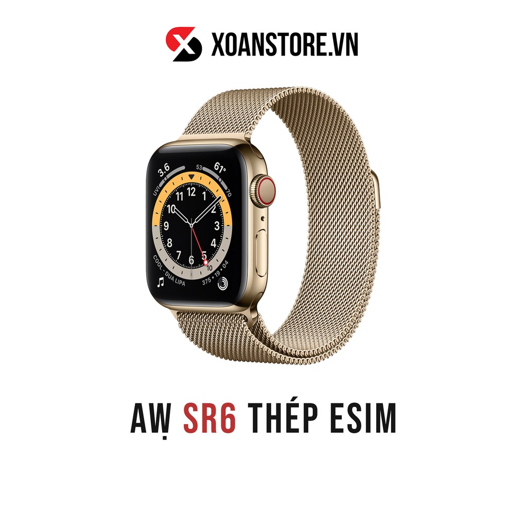 ĐỒNG HỒ APPLE WATCH SERIES 6 Thép 40mm và 44mm LTE chạy ESIM mới 99% bảo hành 12 tháng LỖI LÀ ĐỔI tại Xoăn Store