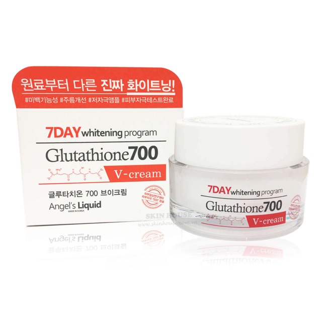 Kem trắng da whitening Program Glutathione 700 V - cream