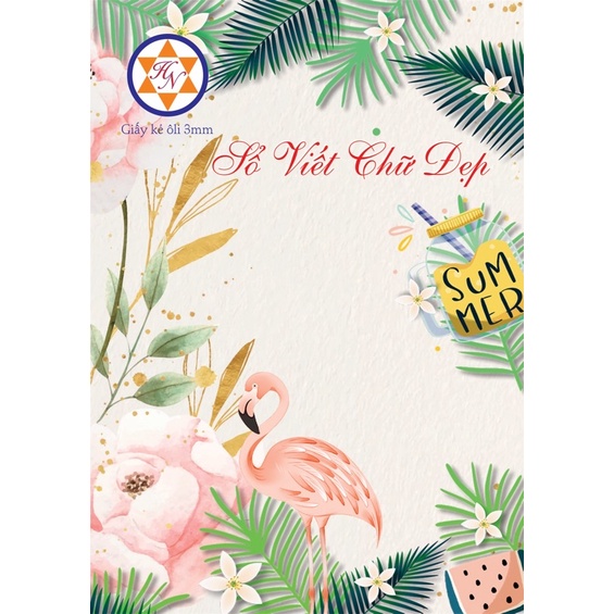 Sổ luyện chữ đẹp A4 định lượng 120gsm, viết không lem
