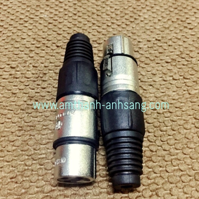 Jack canon cái Neutrik chân vàng 01 cái rắc Neutrik âm thanh chuyên nghiệp