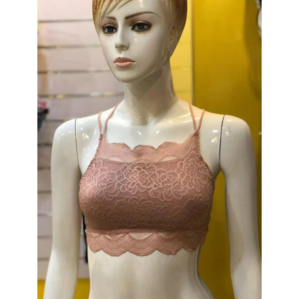 Bra ren 2 dây chéo lưng mã 350